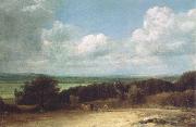 John Constable A ploughing scene in Suffolk oil on canvas